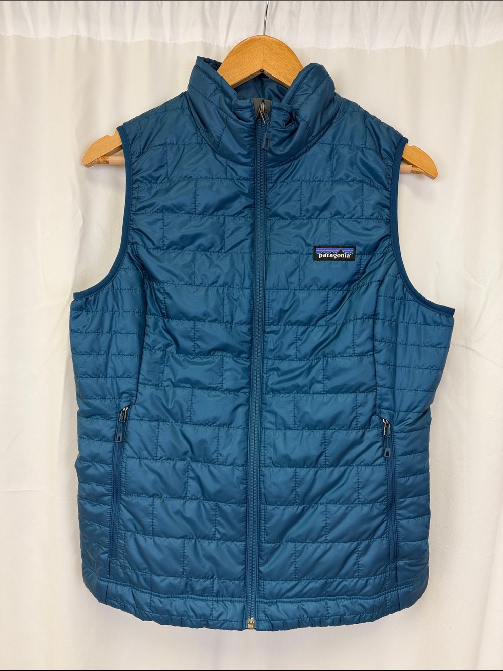 Patagonia Teal Quilted Insulated Women's Vest
